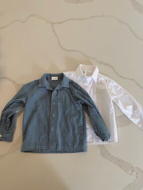Van Heusen Blue Gingham Button-Down Shirt for Kids